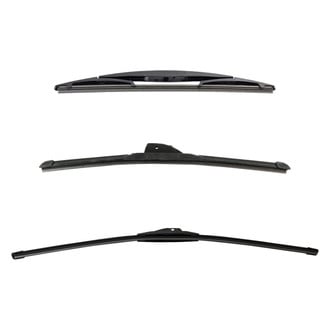 DIY Solutions® - Driver (26"), Passenger Side (17") and Rear (12") Black Wiper Blade Set