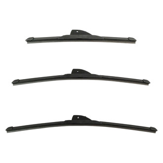 DIY Solutions® - Driver (20"), Passenger Side (18") and Rear (13") Black Wiper Blade Set