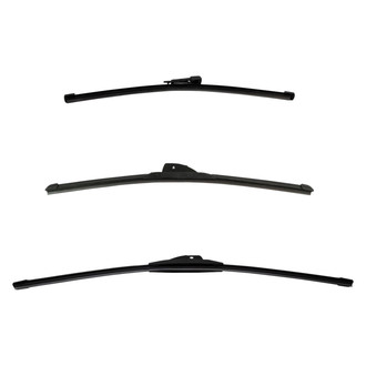 DIY Solutions® - Driver (24"), Passenger Side (20") and Rear (12") Black Wiper Blade Set