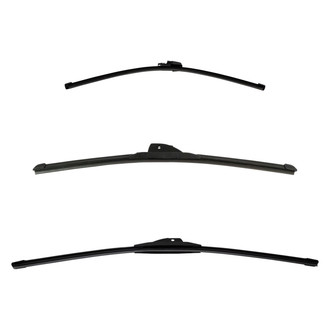 DIY Solutions® - Driver (24"), Passenger Side (20") and Rear (15") Black Wiper Blade Set