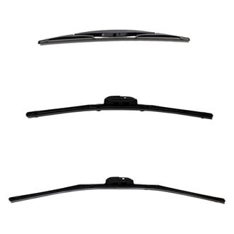DIY Solutions® - Driver (24"), Passenger Side (17") and Rear (14") Black Wiper Blade Set