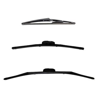 DIY Solutions® - Driver (26"), Passenger Side (17") and Rear (12") Black Wiper Blade Set
