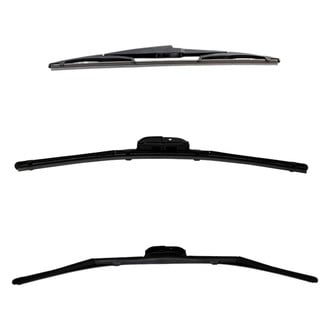 DIY Solutions® - Driver (26"), Passenger Side (17") and Rear (14") Black Wiper Blade Set