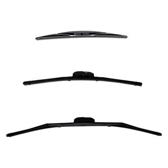 DIY Solutions® - Driver (26"), Passenger Side (17") and Rear (14") Black Wiper Blade Set