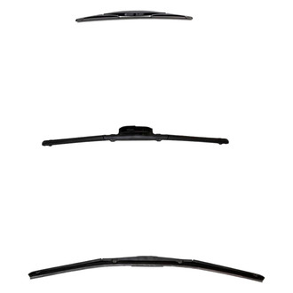 DIY Solutions® - Driver (22"), Passenger Side (18") and Rear (14") Black Wiper Blade Set