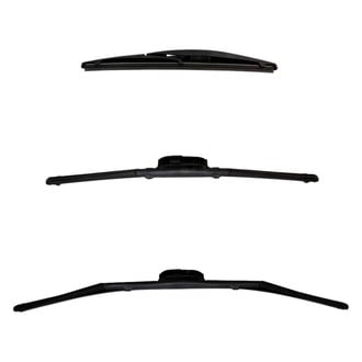 DIY Solutions® - Driver (26"), Passenger Side (18") and Rear (10") Black Wiper Blade Set