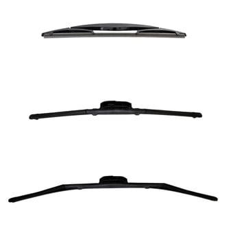 DIY Solutions® - Driver (26"), Passenger Side (18") and Rear (12") Black Wiper Blade Set