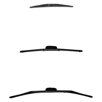 DIY Solutions® - Driver (26"), Passenger Side (18") and Rear (14") Black Wiper Blade Set