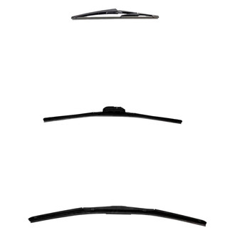DIY Solutions® - Driver (21"), Passenger Side (19") and Rear (12") Black Wiper Blade Set