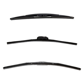 DIY Solutions® - Driver (22"), Passenger Side (19") and Rear (14") Black Wiper Blade Set