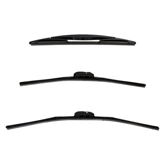 DIY Solutions® - Driver (24"), Passenger Side (19") and Rear (12") Black Wiper Blade Set