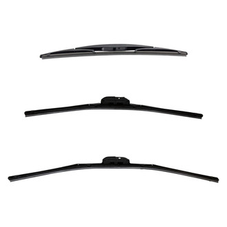 DIY Solutions® - Driver (24"), Passenger Side (19") and Rear (14") Black Wiper Blade Set