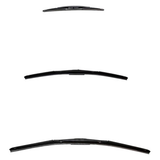 DIY Solutions® - Driver (22"), Passenger Side (20") and Rear (14") Black Wiper Blade Set