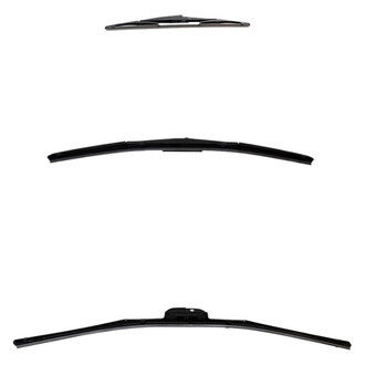 DIY Solutions® - Driver (24"), Passenger Side (20") and Rear (14") Black Wiper Blade Set