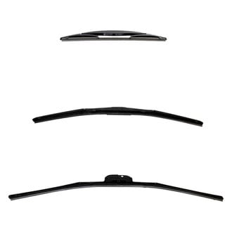 DIY Solutions® - Driver (24"), Passenger Side (21") and Rear (12") Black Wiper Blade Set
