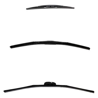 DIY Solutions® - Driver (24"), Passenger Side (21") and Rear (14") Black Wiper Blade Set