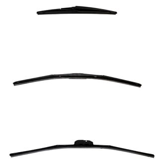 DIY Solutions® - Driver (24"), Passenger Side (22") and Rear (12") Black Wiper Blade Set