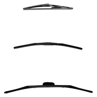 DIY Solutions® - Driver (26"), Passenger Side (22") and Rear (12") Black Wiper Blade Set