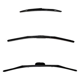 DIY Solutions® - Driver (26"), Passenger Side (22") and Rear (16") Black Wiper Blade Set
