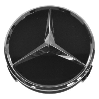 DIY Solutions® - Chrome/Black Wheel Center Caps