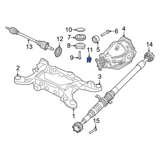 Dodge OE - Rear Differential Vent Hose