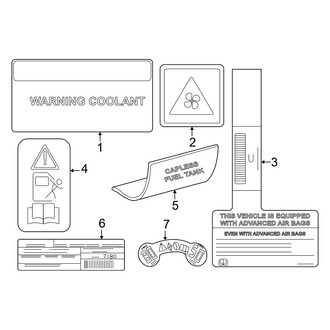 Dodge OE - Information Labels - Labels