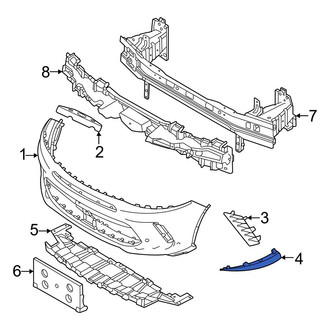 Dodge OE - Front Left Bumper Trim
