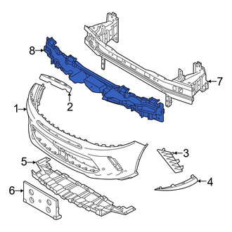 Dodge OE - Front Bumper Impact Absorber