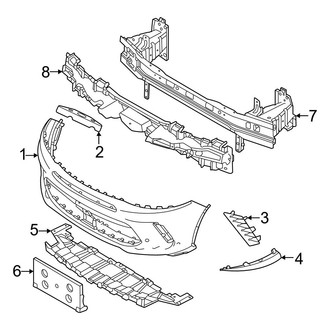 Dodge OE - Front Bumper & Grille - Bumper & Components