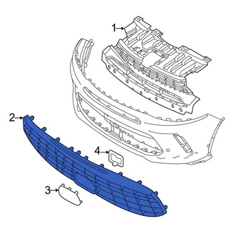 Dodge OE - Front Upper Grille