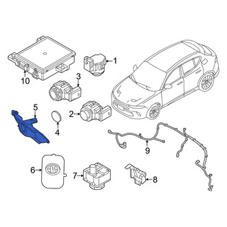 Dodge OE - Front Right Inner Parking Aid Sensor Housing