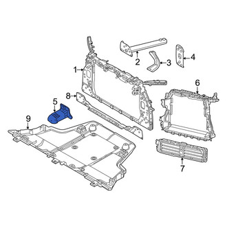 Dodge OE - Front Left Bumper Impact Absorber