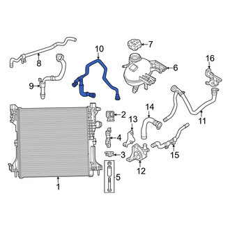 Dodge OE - Radiator Coolant Hose