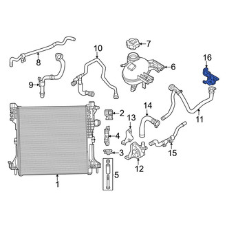 Dodge OE - Radiator Coolant Hose Bracket