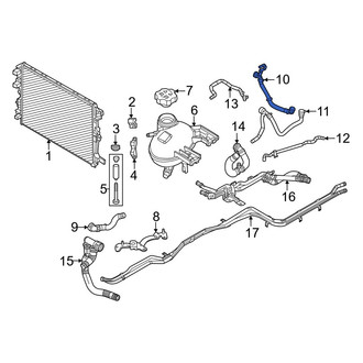 Dodge OE - Lower Radiator Coolant Hose