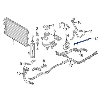 Dodge OE - Engine Coolant Overflow Hose