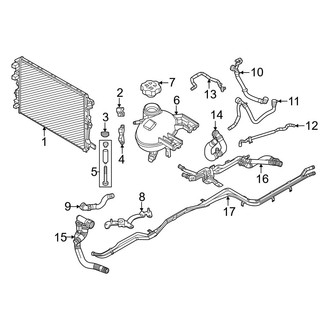 Dodge OE - Cooling - Radiator & Components (1.3L)