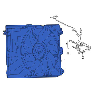Dodge OE - Engine Cooling Fan Assembly