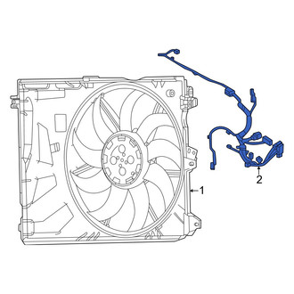 Dodge OE - Engine Cooling Fan Motor Wiring Harness