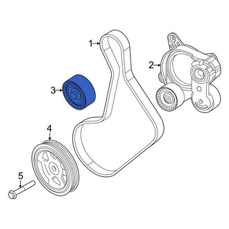 Dodge OE - Accessory Drive Belt Idler Pulley