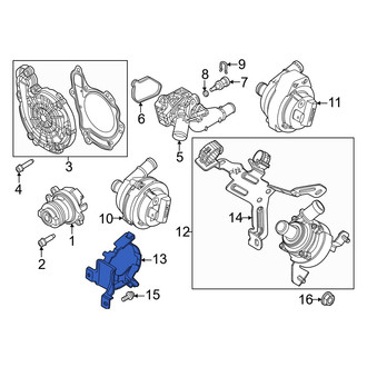 Dodge OE - Upper Engine Water Pump Bracket