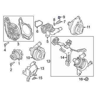 Dodge OE - Engine Coolant Temperature Sensor C-Clip