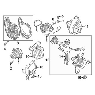 Dodge OE - Cooling - Water Pump (1.3L)