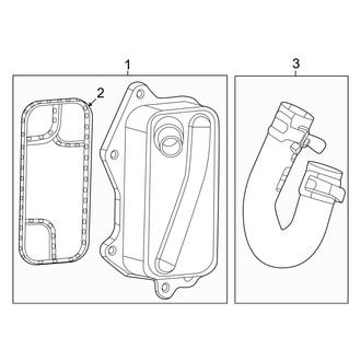 Dodge OE - Cooling - Engine Oil Cooler