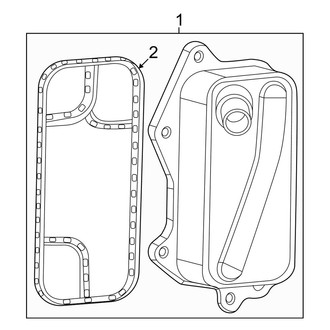 Dodge OE - Cooling - Engine Oil Cooler (1.3L)
