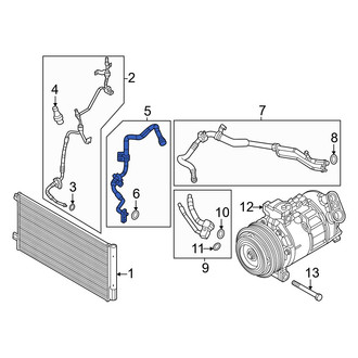 Dodge OE - A/C Refrigerant Discharge Hose