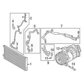 Dodge OE - Air Conditioner & Heater - Condenser, Compressor & Lines
