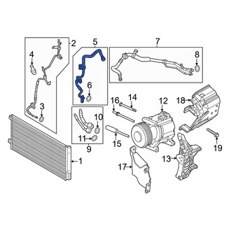 Dodge OE - A/C Refrigerant Discharge Hose