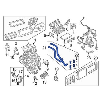 Dodge OE - HVAC Heater Hose Outlet Tube