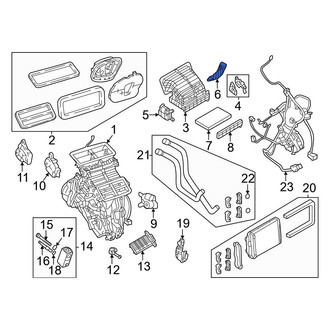 Dodge OE - HVAC Unit Case Cover